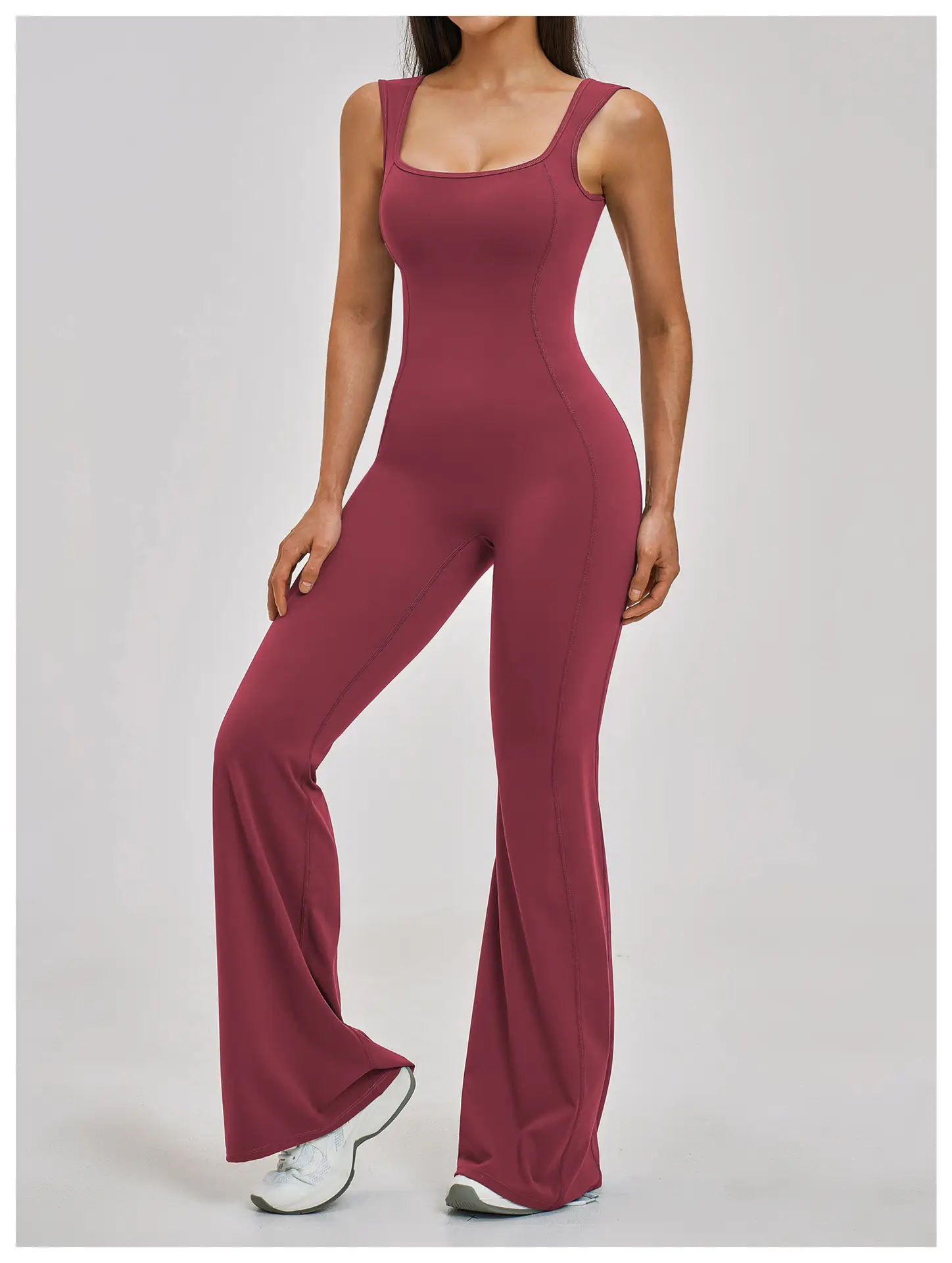 JUMPSUIT BURGUNDY