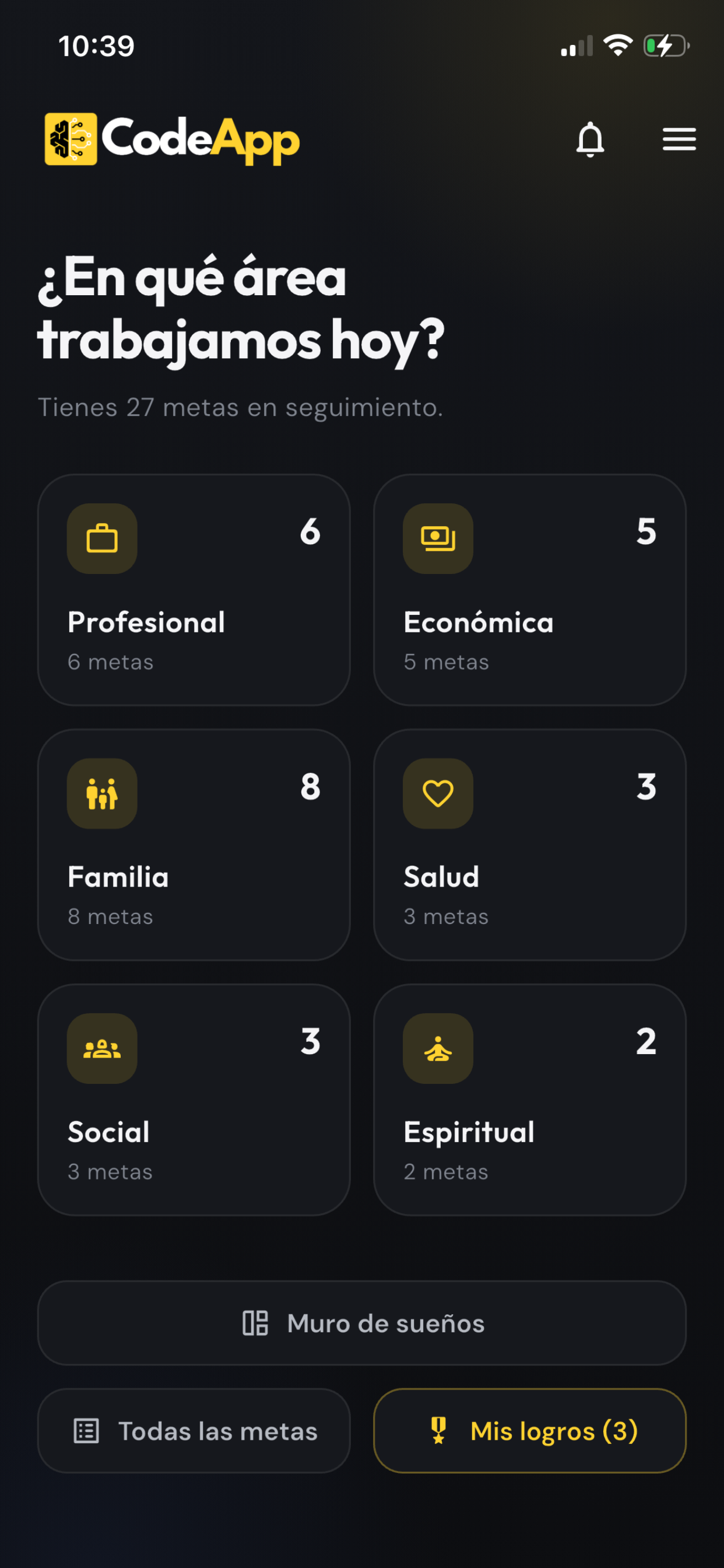 Captura de pantalla de CODE App