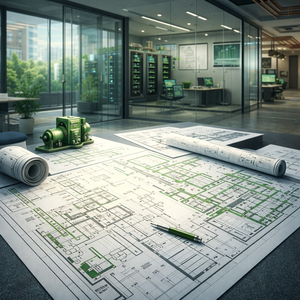 Flujo del proyecto de eficiencia energética y evaluación del potencial