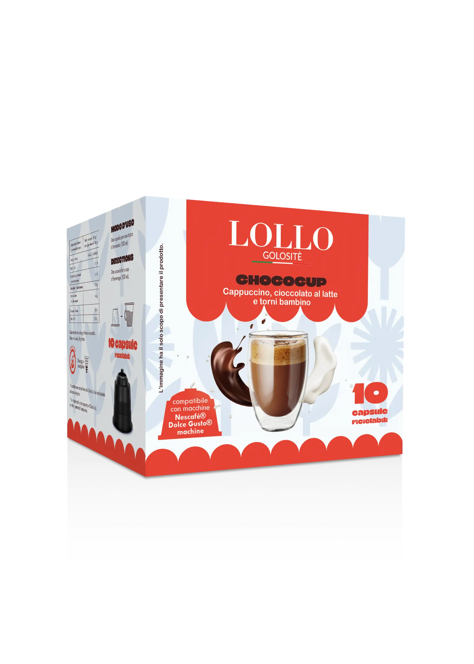 Box 10 Caps DolceGusto - Chocup Golosite