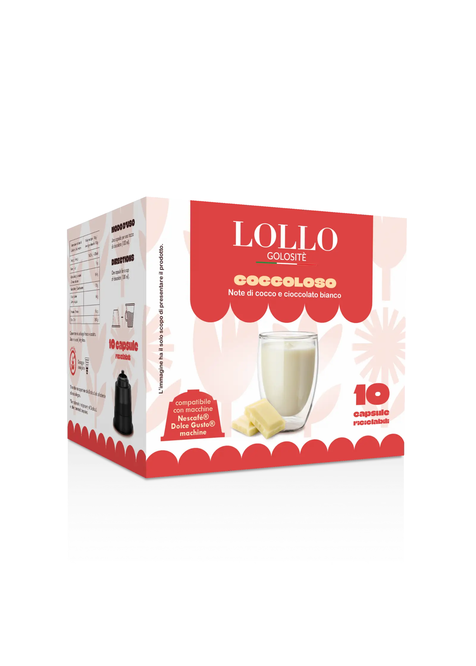 Box 10 Caps DolceGusto - Lollo Coccoloso Golosite