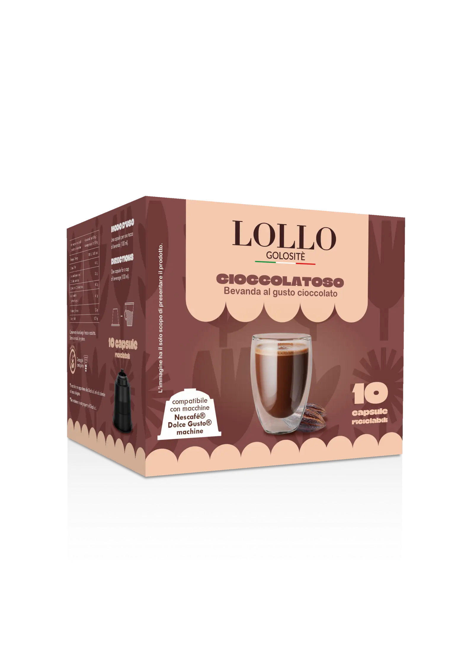 Box 10 Caps DolceGusto - Lollo Cioccolatoso