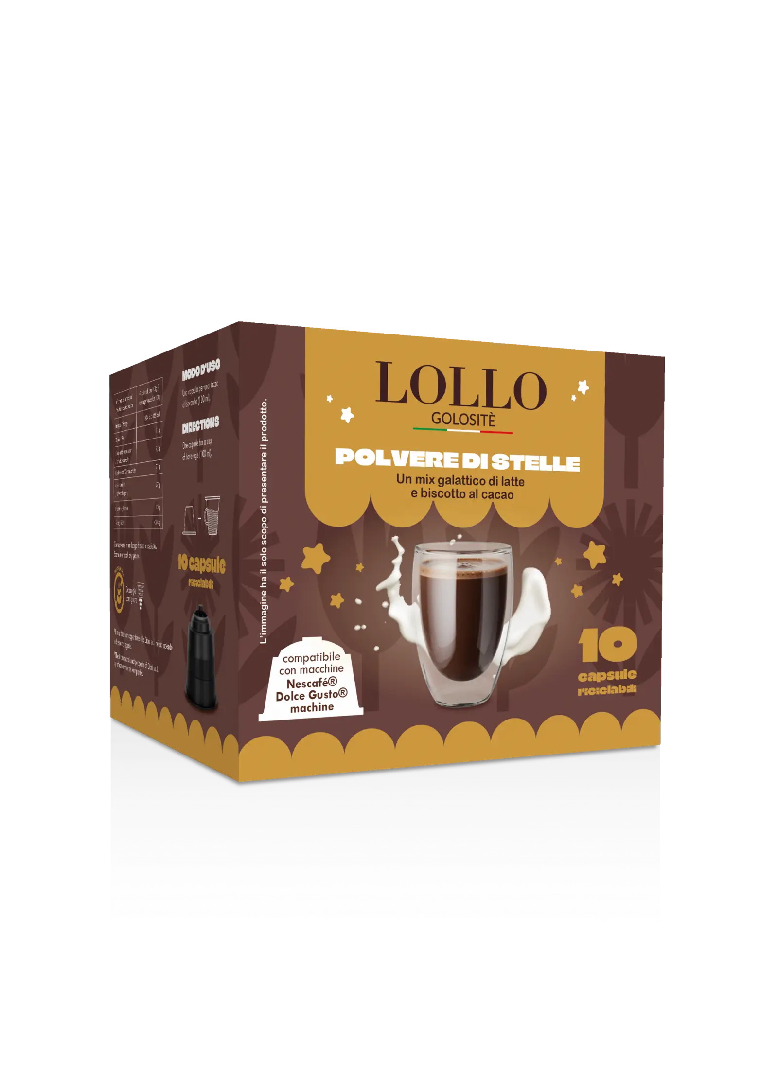 Box 10 Caps DolceGusto - Lollo Polvere di Stelle Golosite