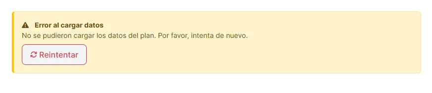 Reintentar con el botón