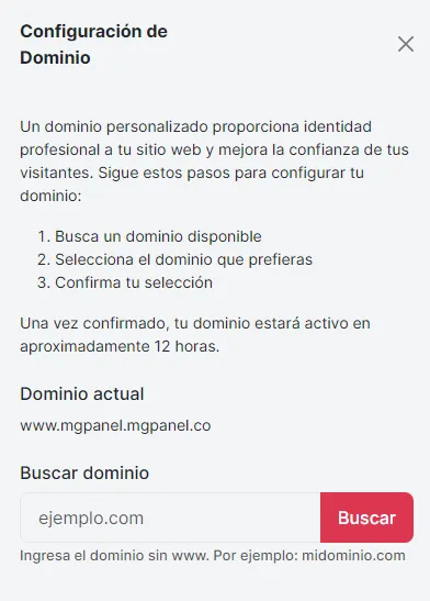 Búsqueda de dominio