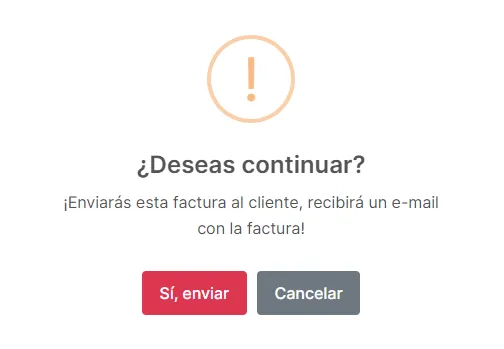 Botón “Guardar y enviar” + confirmación